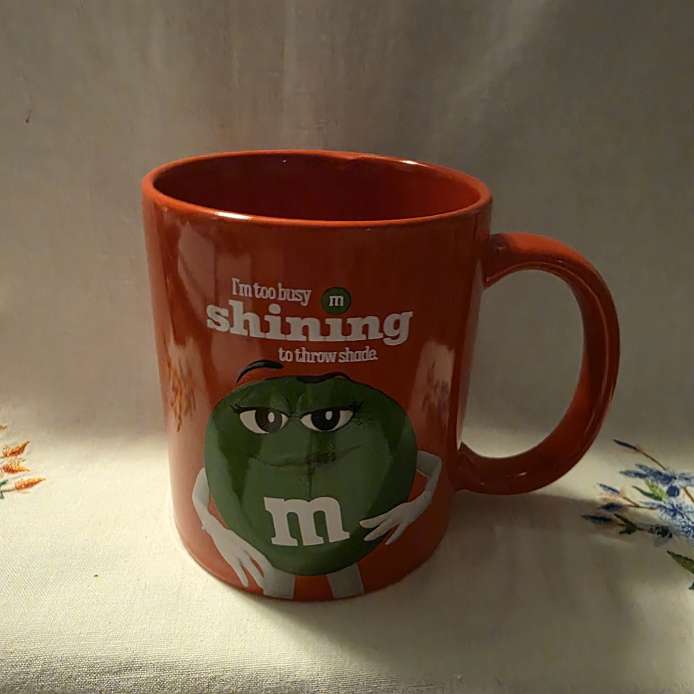 Red M&M©️ Mug with Green Character